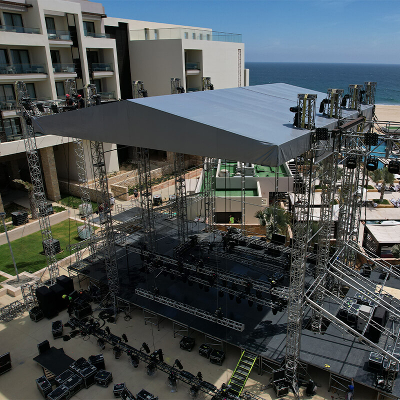 RENTA DE GROUND SUPPORTS, HOSPITALITIES, ESTRUCTURAS LAYHER, MOTORES CM, TRUSSES CIRCULARES, PERSONAL Y EQUIPO DE RIGGING, CARPAS LOSBERGER, TELONES, KABUKI, TRUSSES en Cancún, Playa del Carmen, Cozumel, Riviera Maya, Isla Mujeres, Tulum, Mérida, ideales para bodas, festivales, eventos deportivos, políticos y culturales