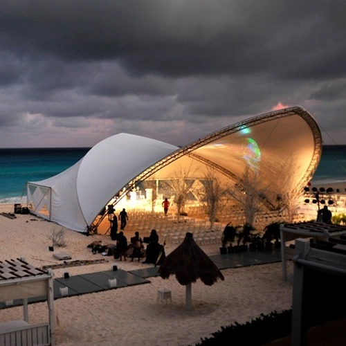 RENTA DE CARPA SIDNEY PORTICO EN CANCÚN