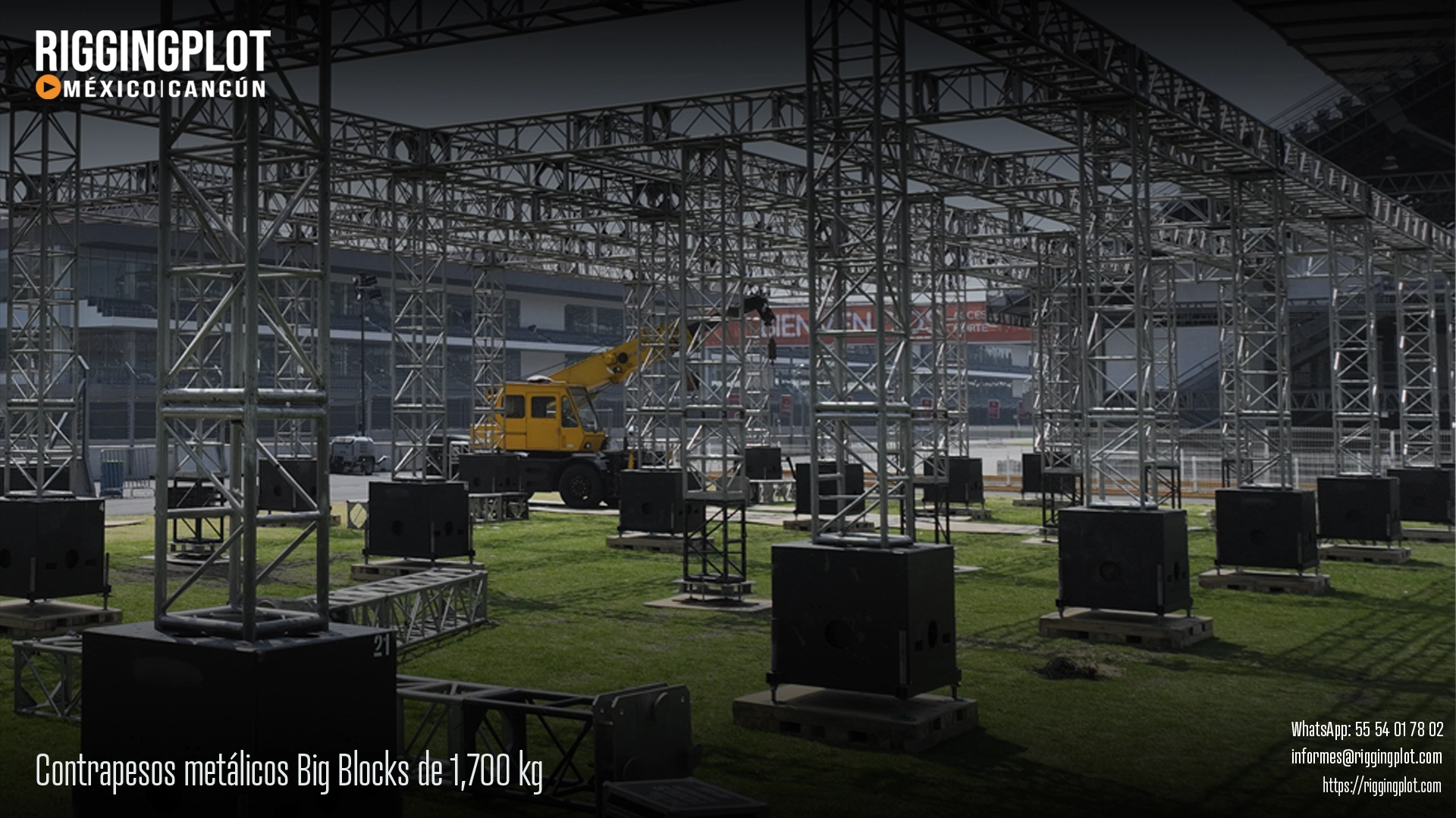 CONTRAPESOS 1700 KG METÁLICOS EN CANCÚN