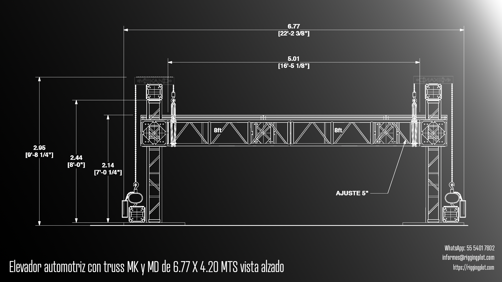 ESTRUCTURA DE ALUMINIO MD DE 6.77 x 4.20 MTS CON PLACA BASE PARA EL MONTAJE DE ESCENARIOS, HOSPITALITYS, ACTIVACIONES, ETC. PARA EVENTOS POLITICOS, CULTURALES Y/O DEPORTIVOS