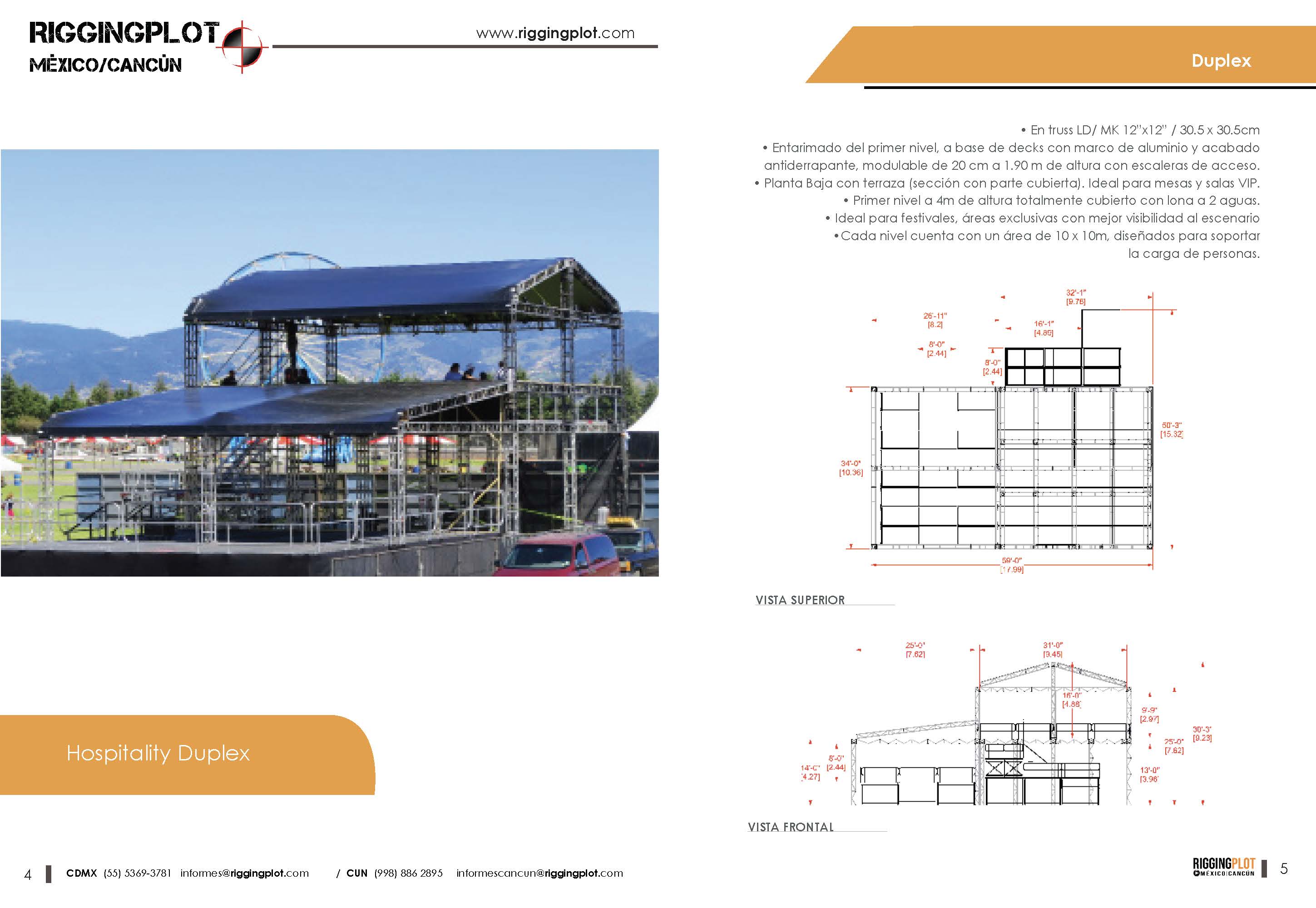 DISEÑO DE HOSPITALITIES PARA FESTIVALES MUSICALES, EVENTOS POLÍTICOS, CULTURALES Y DEPORTIVOS EN CANCÚN