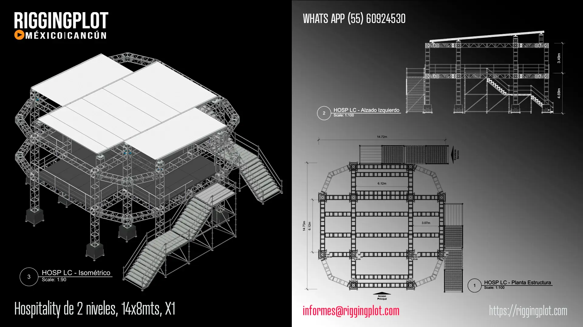 DISEÑO DE HOSPITALITIES PARA FESTIVALES MUSICALES, EVENTOS POLÍTICOS, CULTURALES Y DEPORTIVOS EN CANCÚN