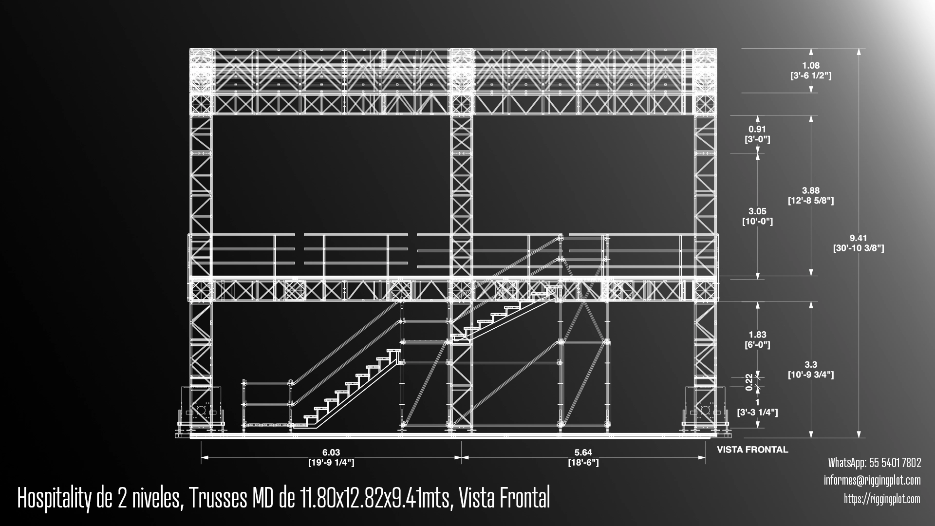 FICHA TÉCNICA HOSPITALITY MD DE 2 NIVELES 11.80X12.82MTS CANCÚN