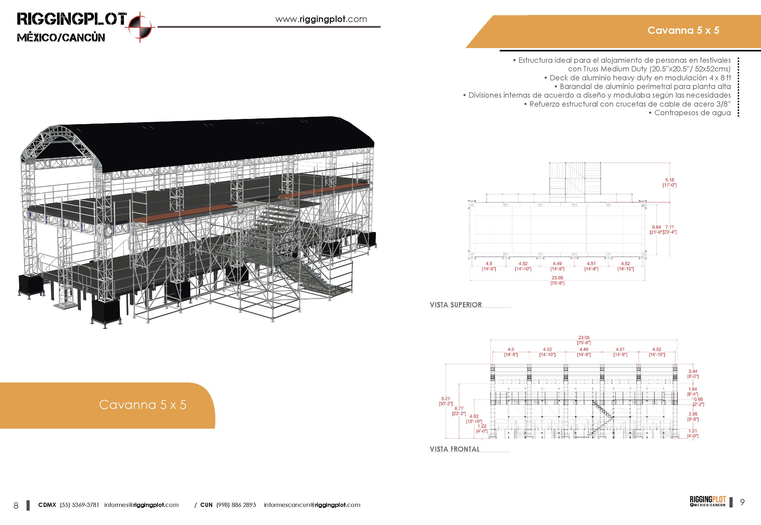 DISEÑO DE HOSPITALITIES PARA FESTIVALES MUSICALES, EVENTOS POLÍTICOS, CULTURALES Y DEPORTIVOS EN CANCÚN