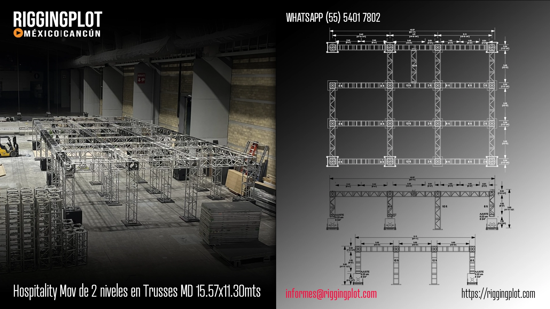 FICHA TÉCNICA HOSPITALITY MD DE 2 NIVELES MOV DE 15.57X11.30MTS CANCÚN