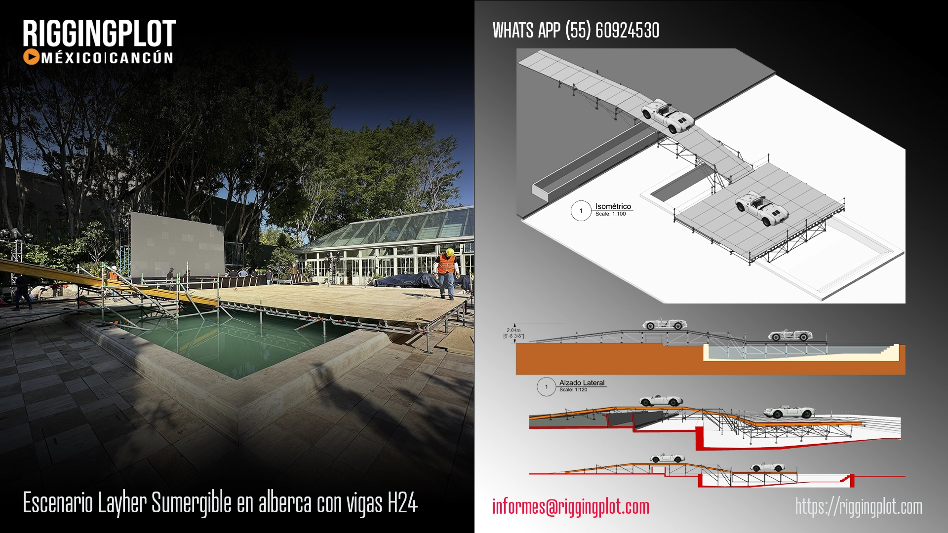 ficha técnica ground support whd 15x16mts riggingplot méxico