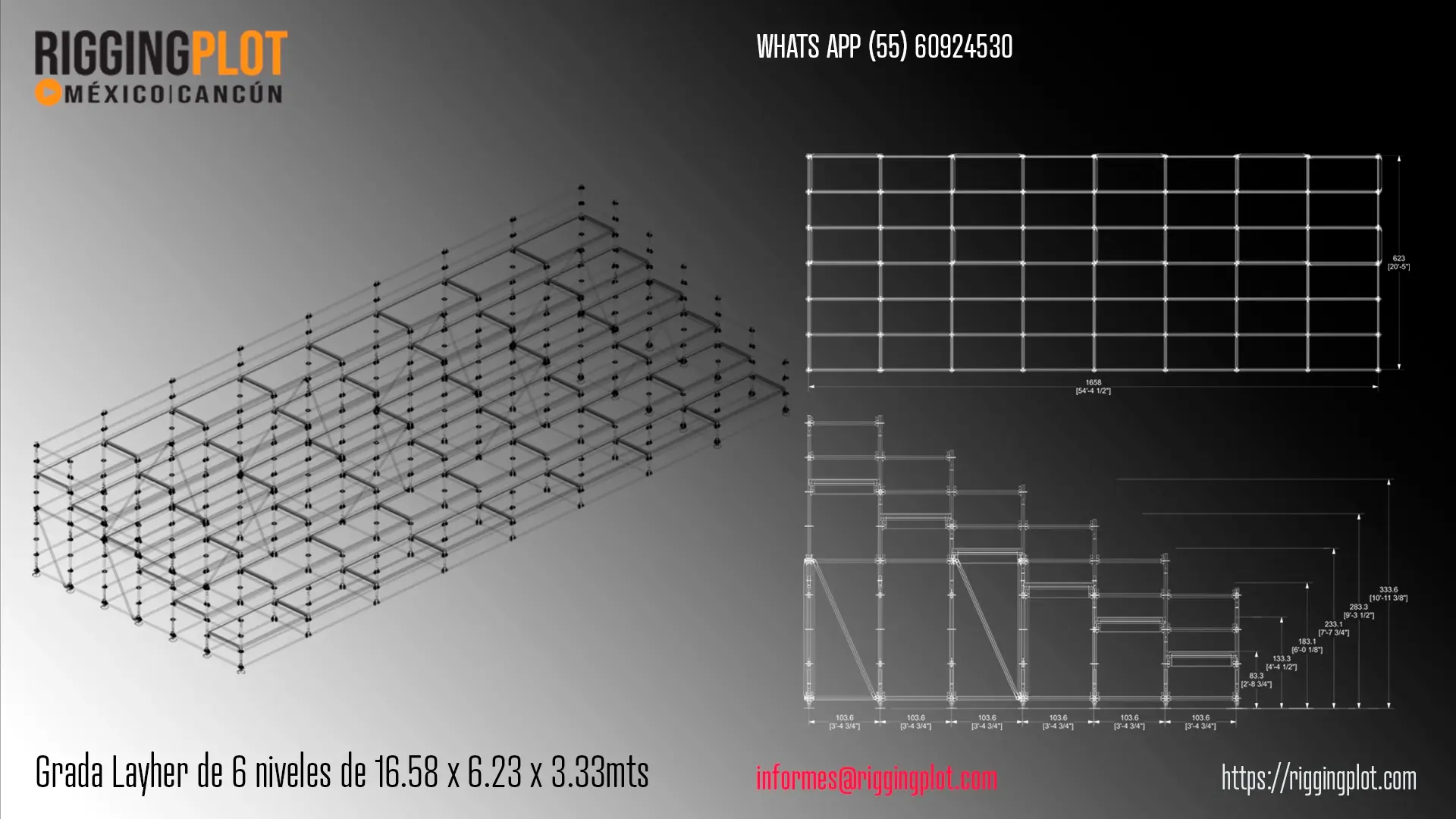 ficha técnica ground support whd 15x16mts riggingplot CANCÚN