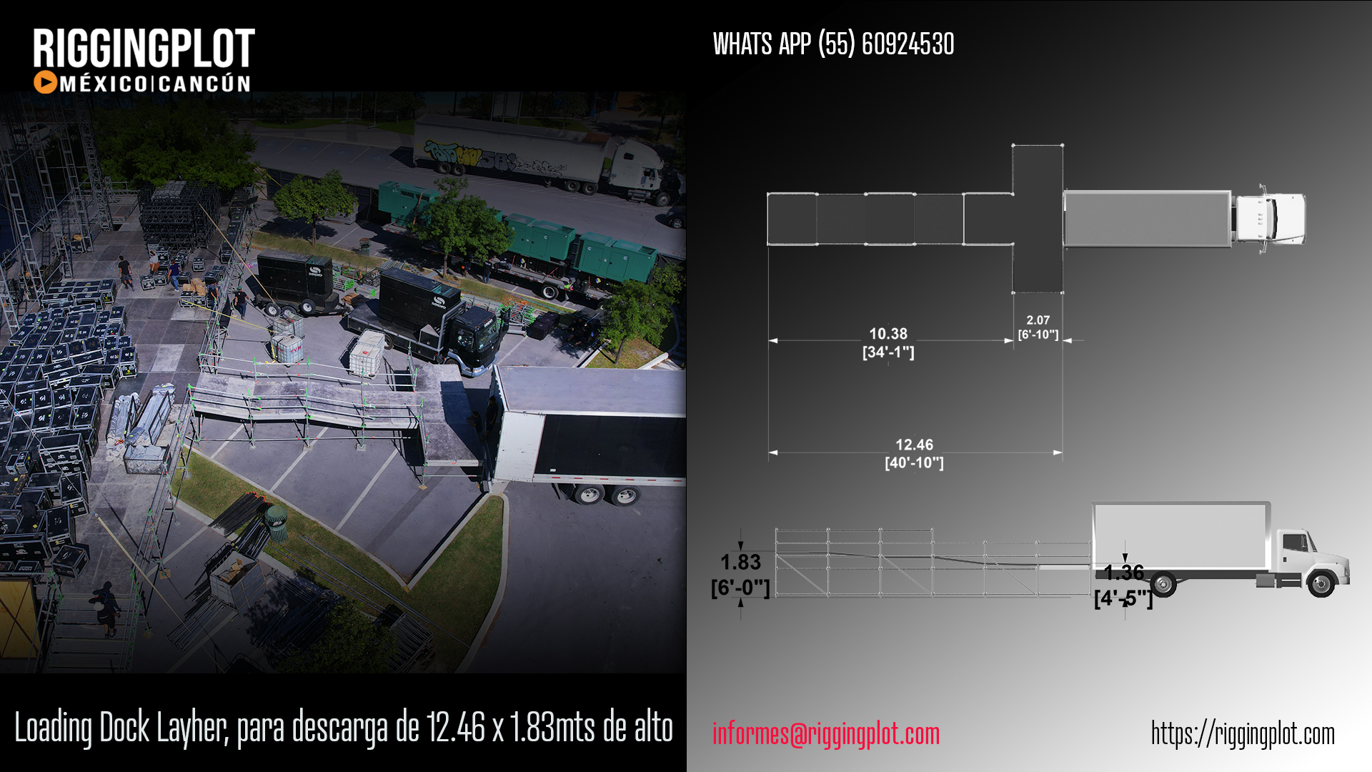 ficha técnica ground support whd 15x16mts riggingplot méxico