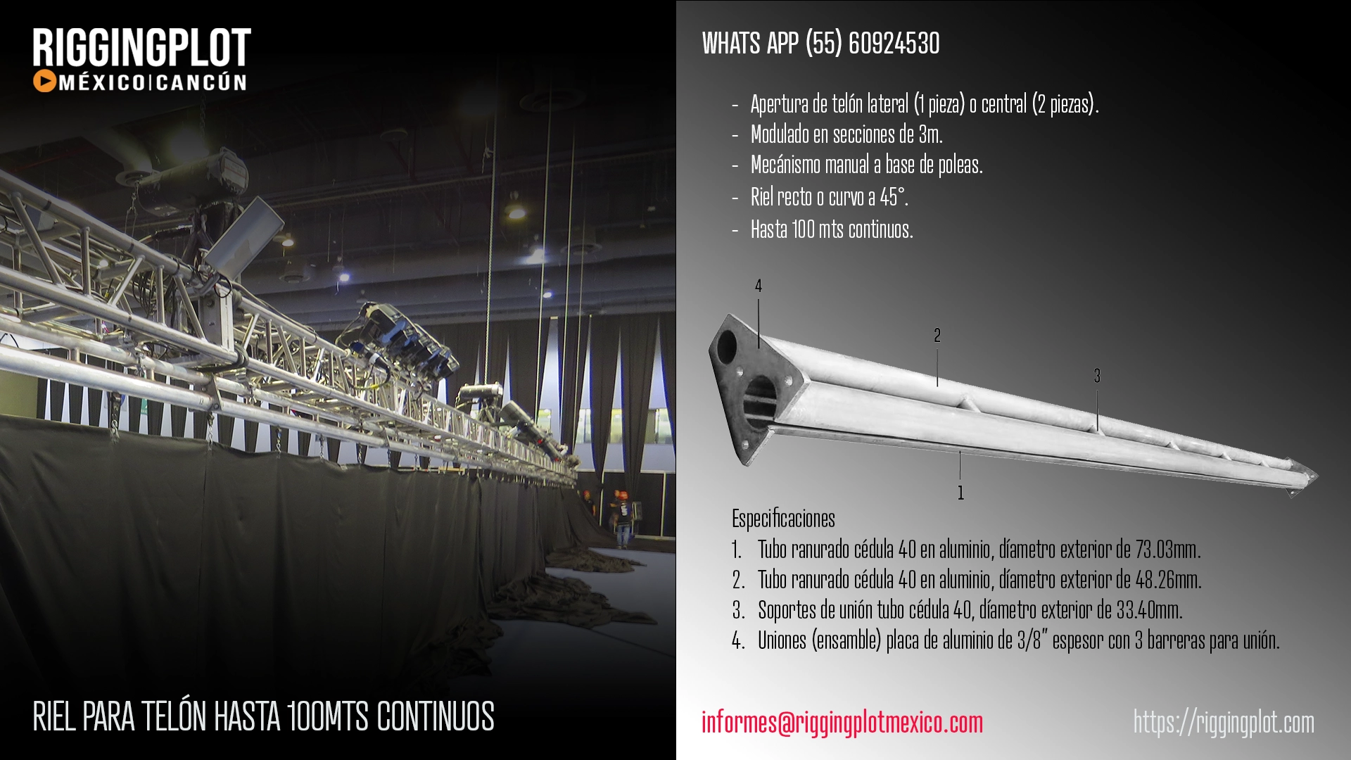 TRUSS CIRCULAR MK 3MTS DIAMETRO CANCÚN