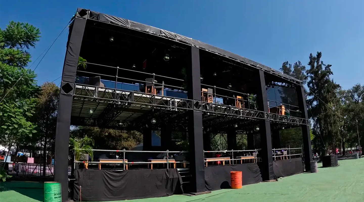 escenario stereo bloom edc 2023 riggingplot mexico